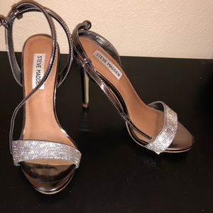 Silver Steve Madden Heels